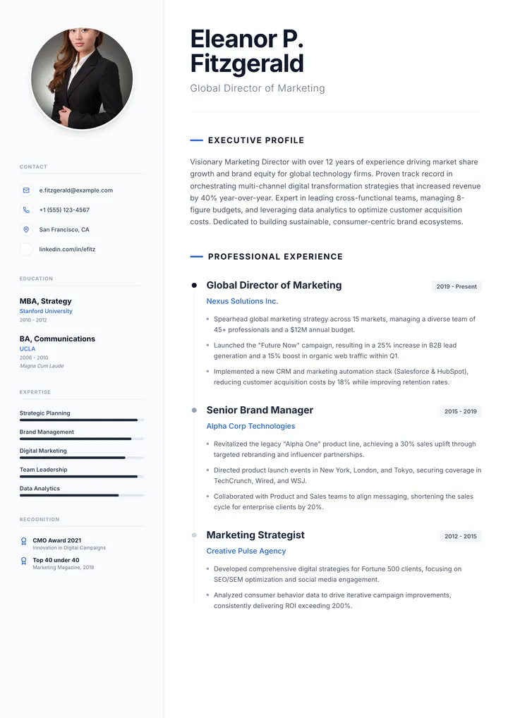 Director Resume