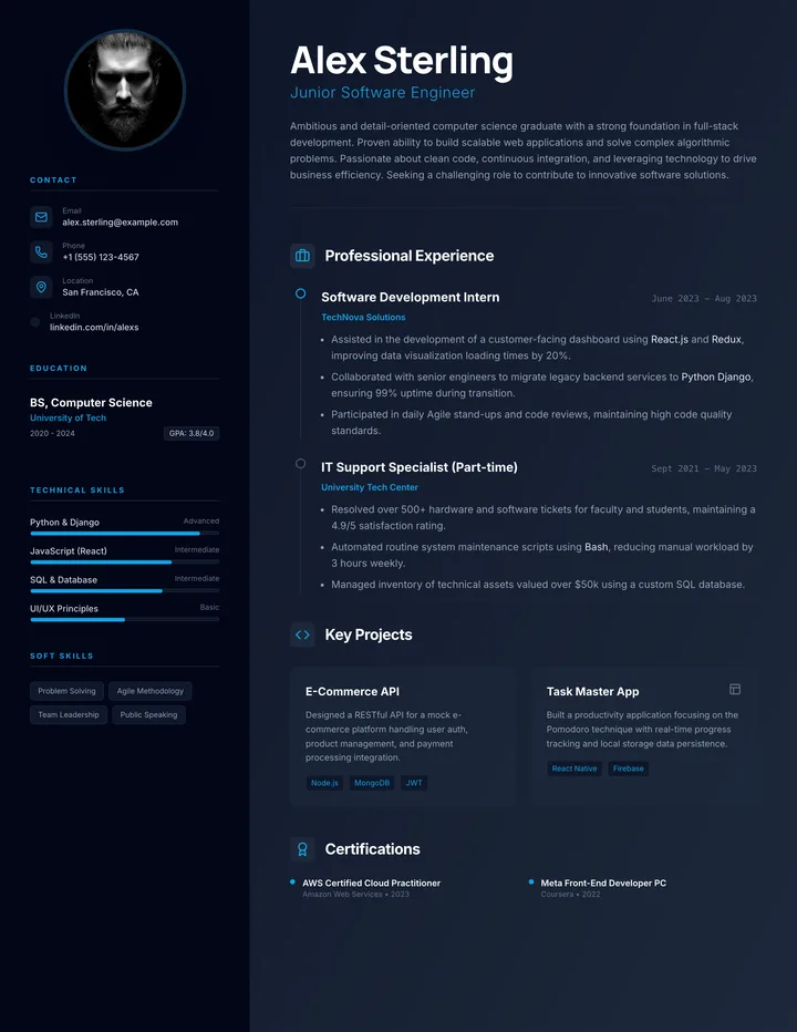 Entry Level Resume