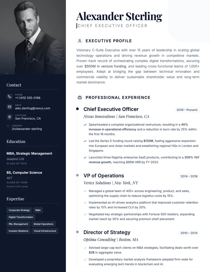 Executive Resume