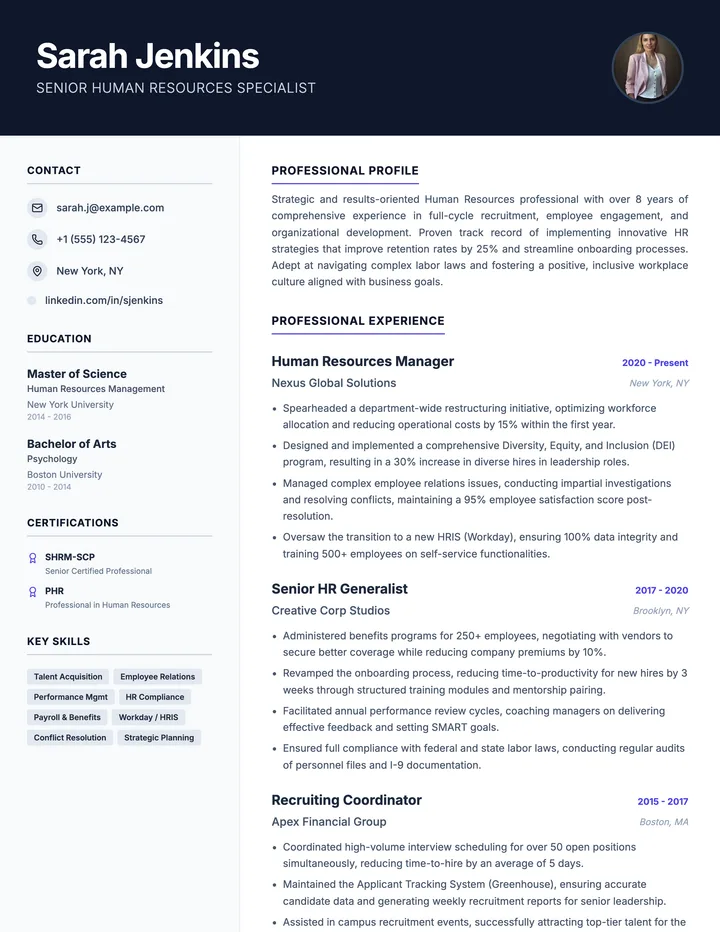 HR Resume