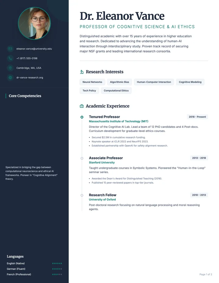 Professor CV