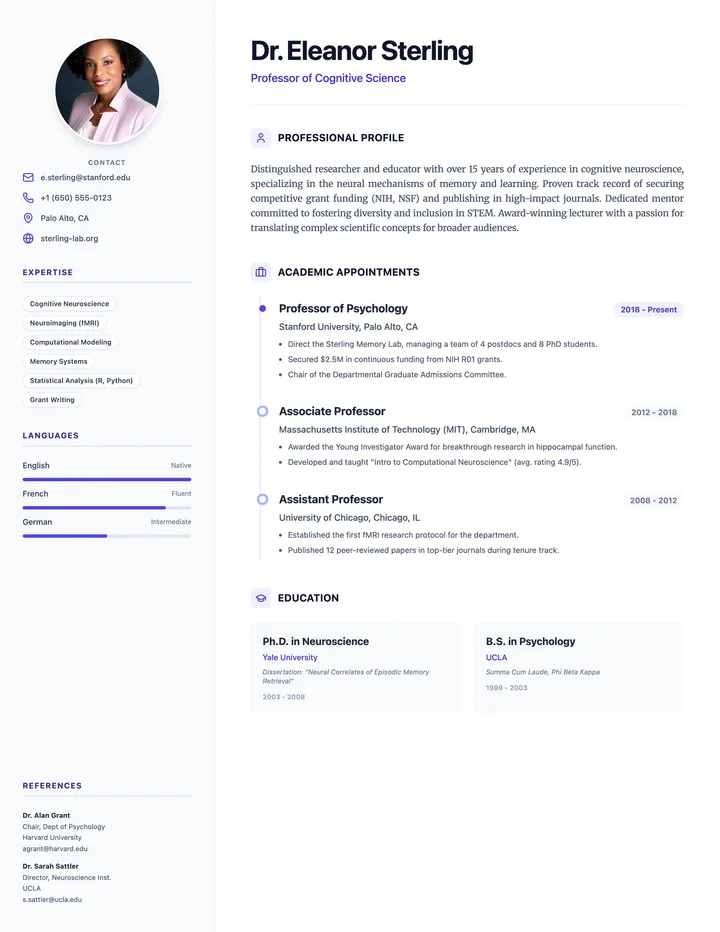 Professor CV