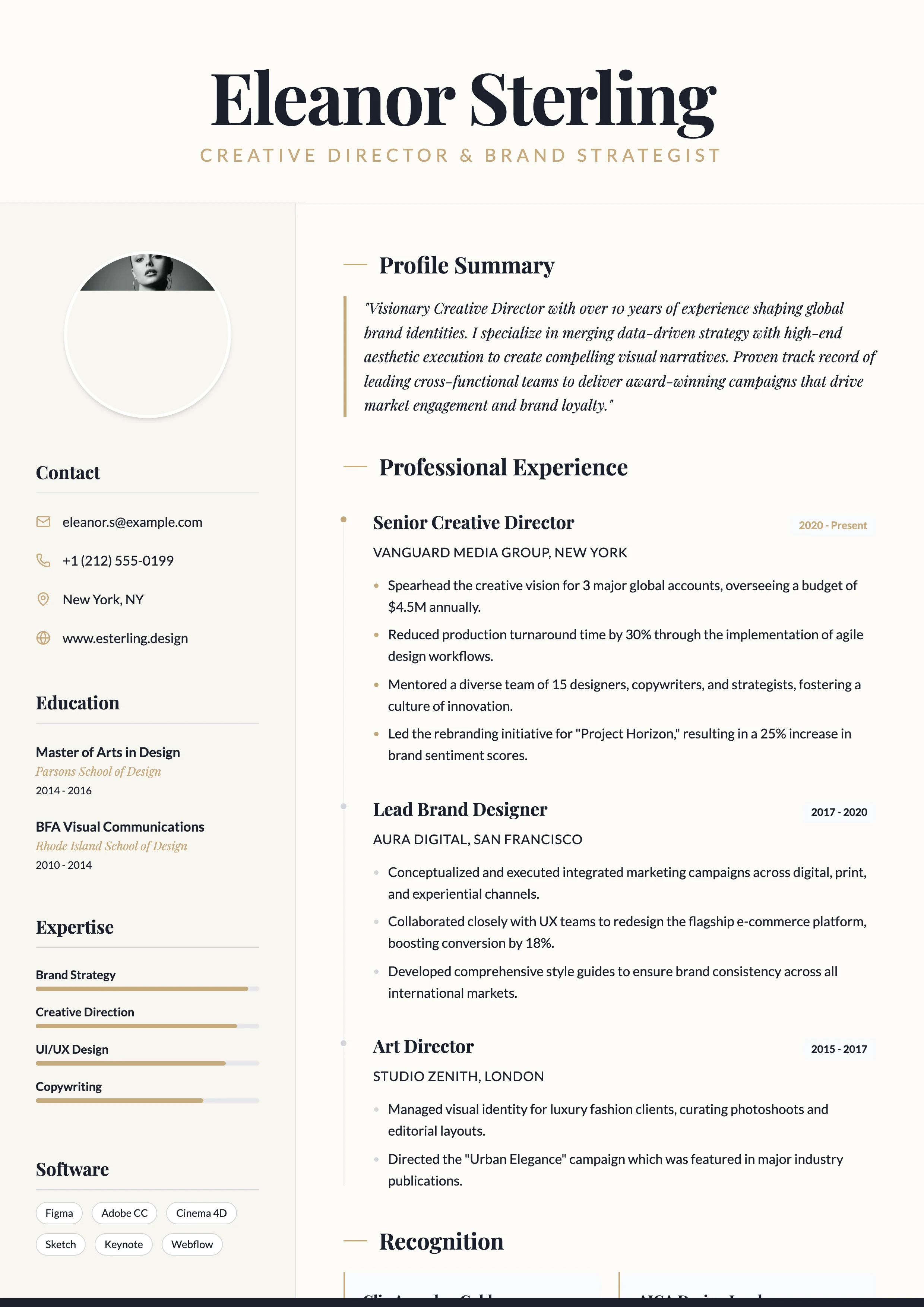 Profile Summary Resume: cover