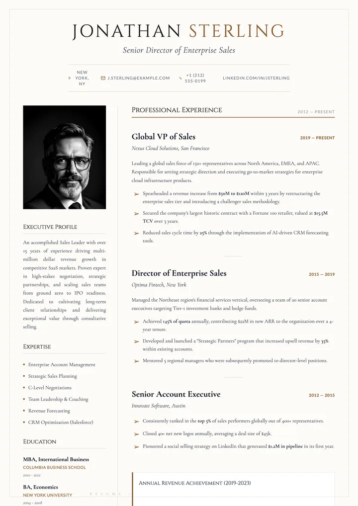 Sales Resume