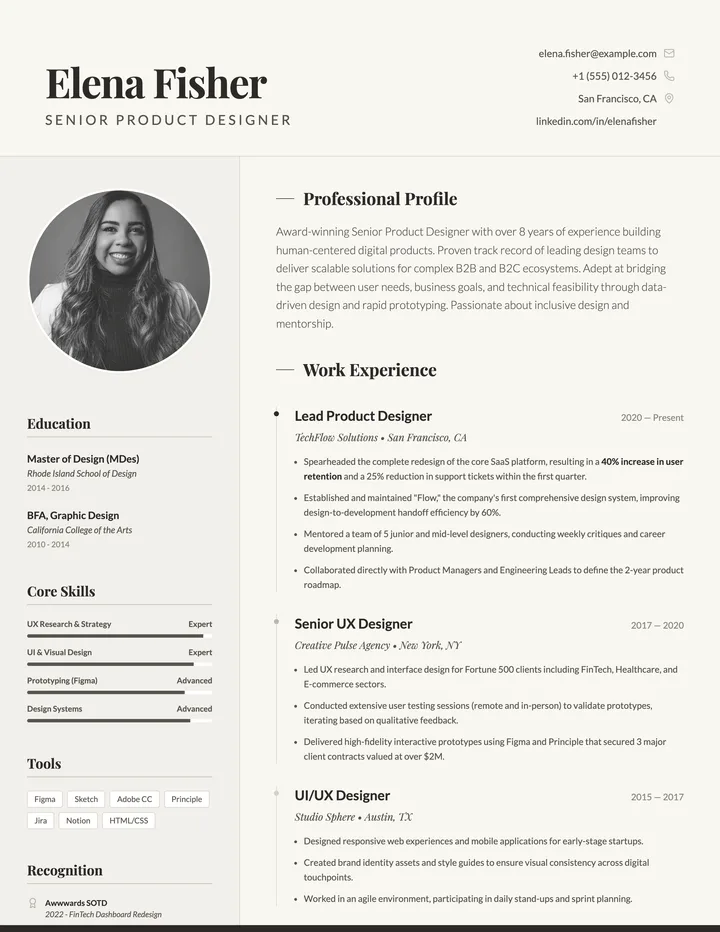 Simple Resume