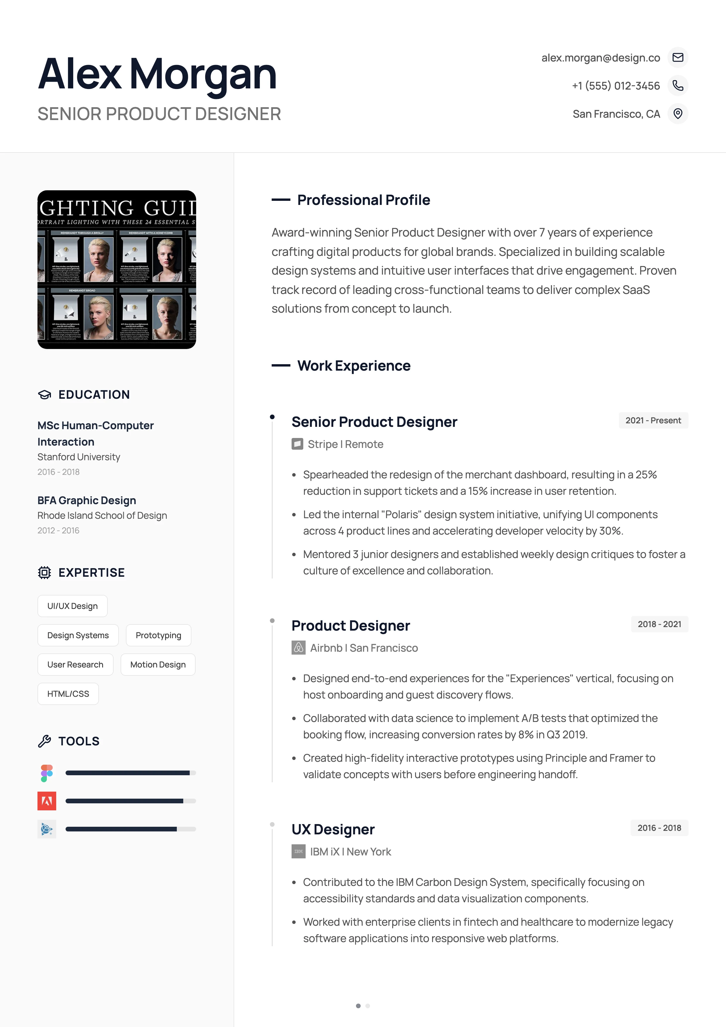 Simple Resume: cover