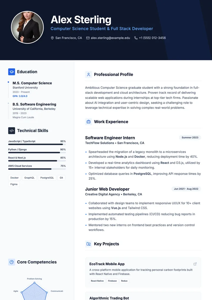 Student Resume