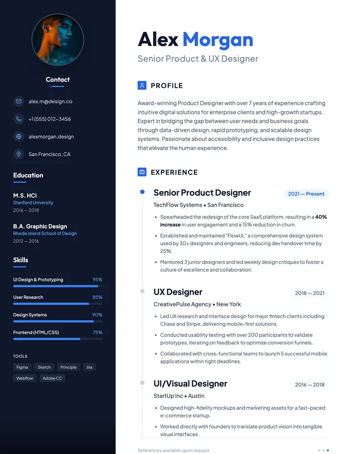 UX Designer Resume