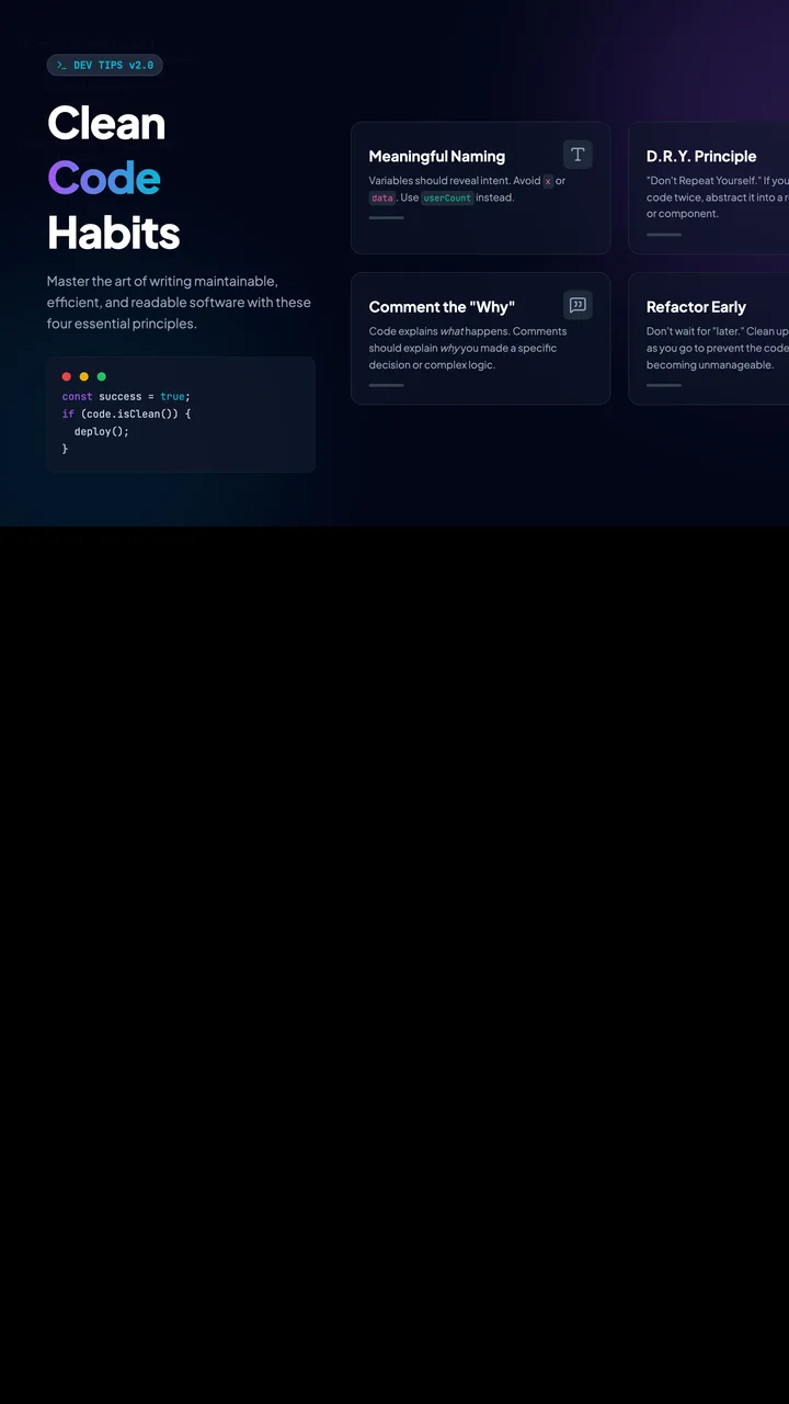 Coding Tips