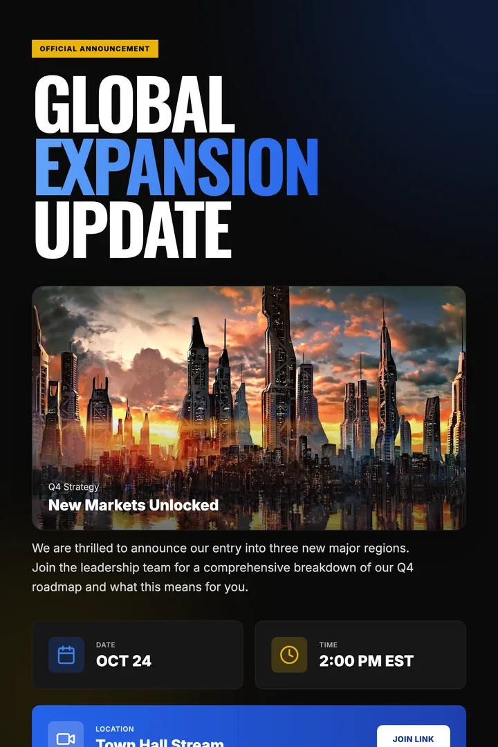 Company Update