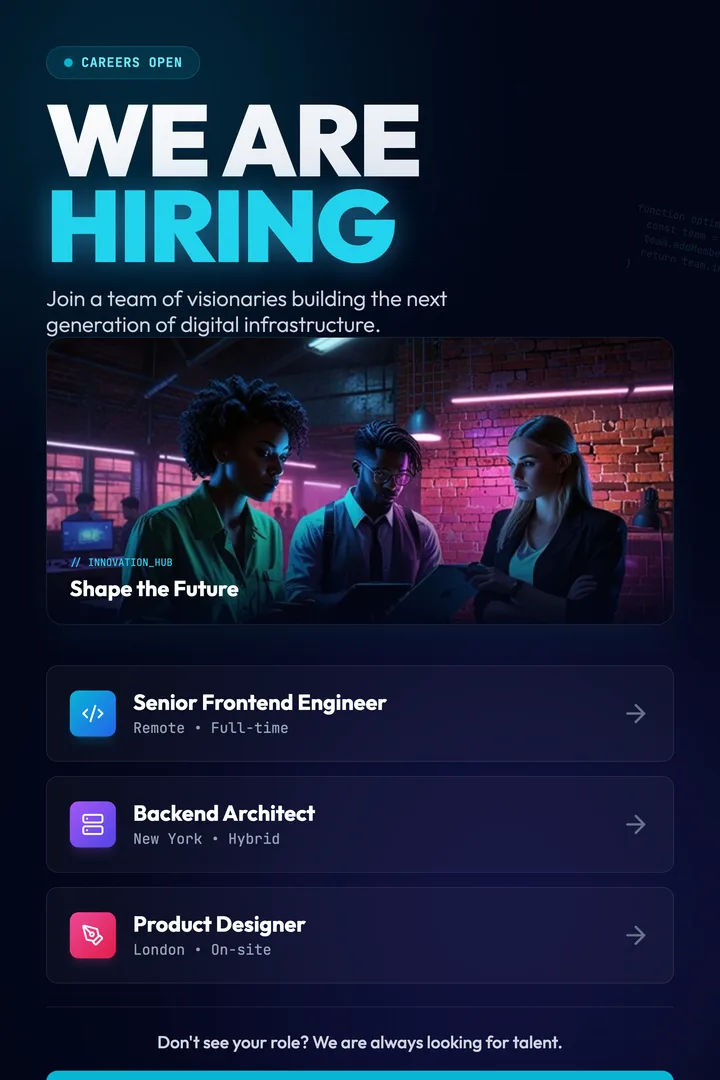 Hiring Announcement