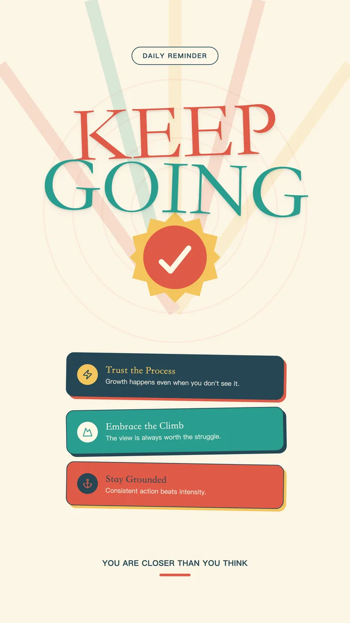 Keep Going