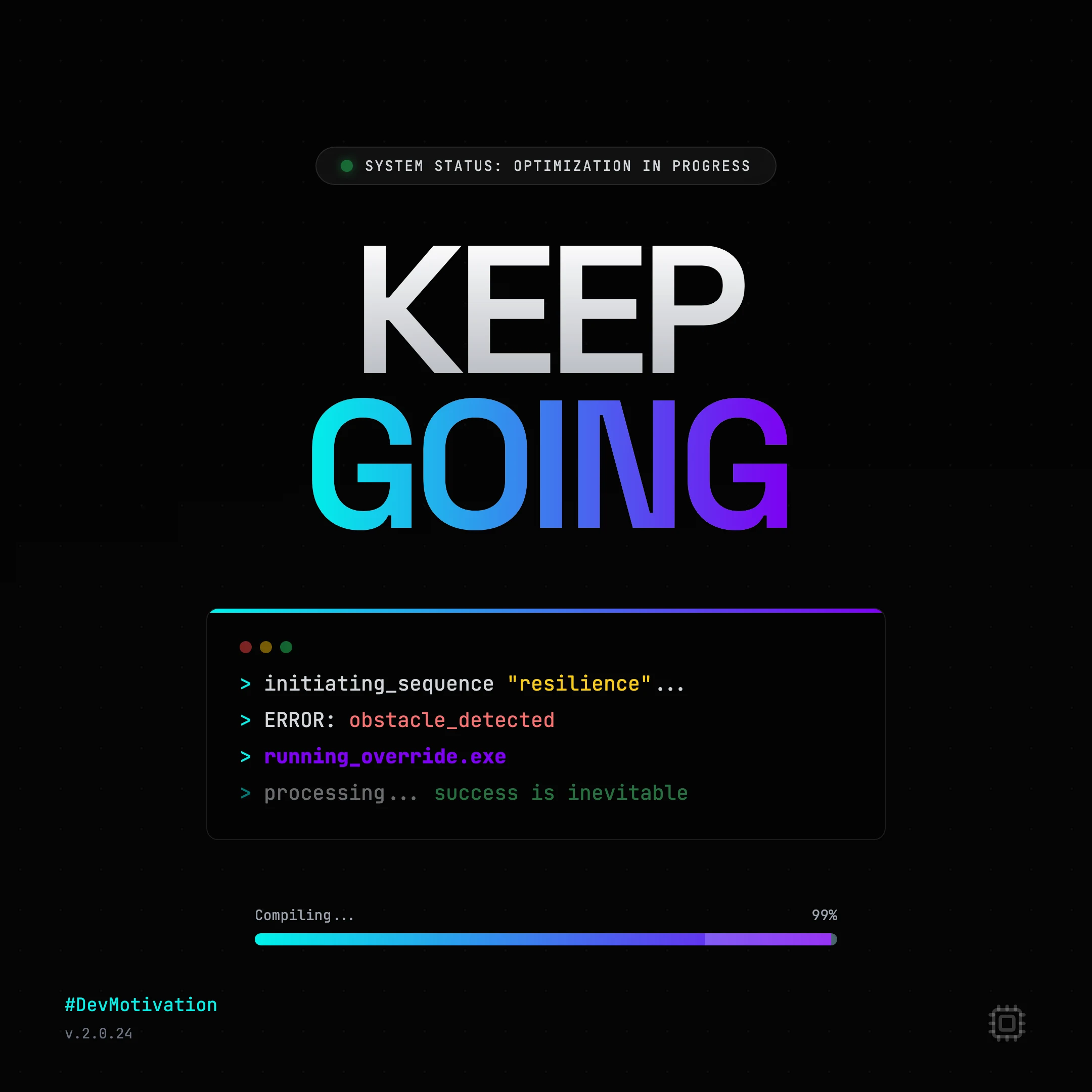 Keep Going: cover