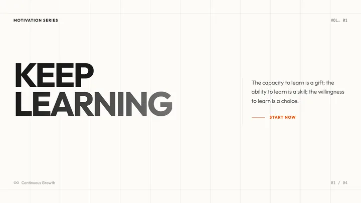Keep Learning