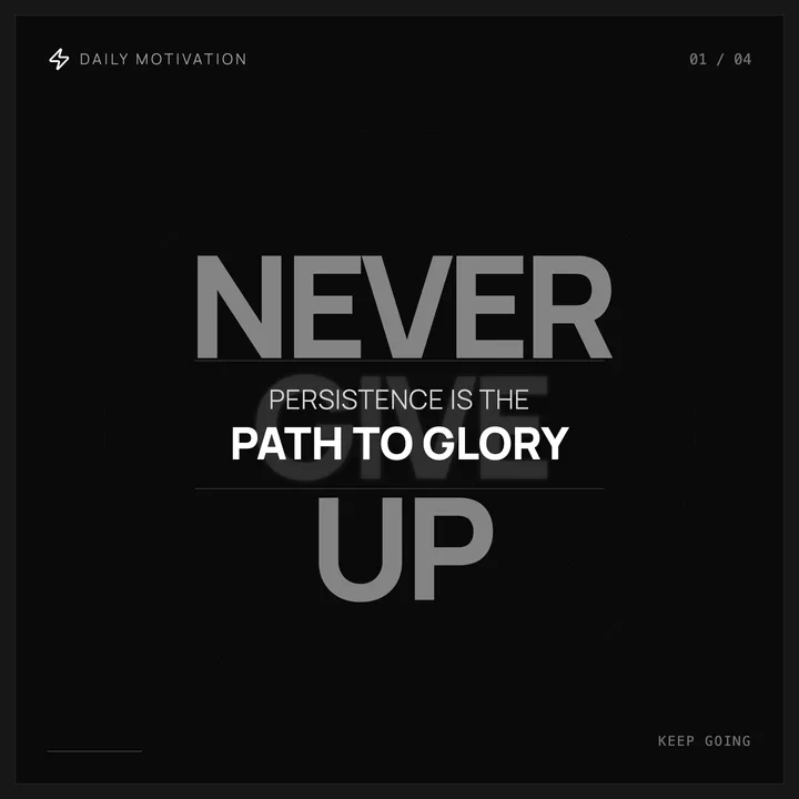 Never Give Up