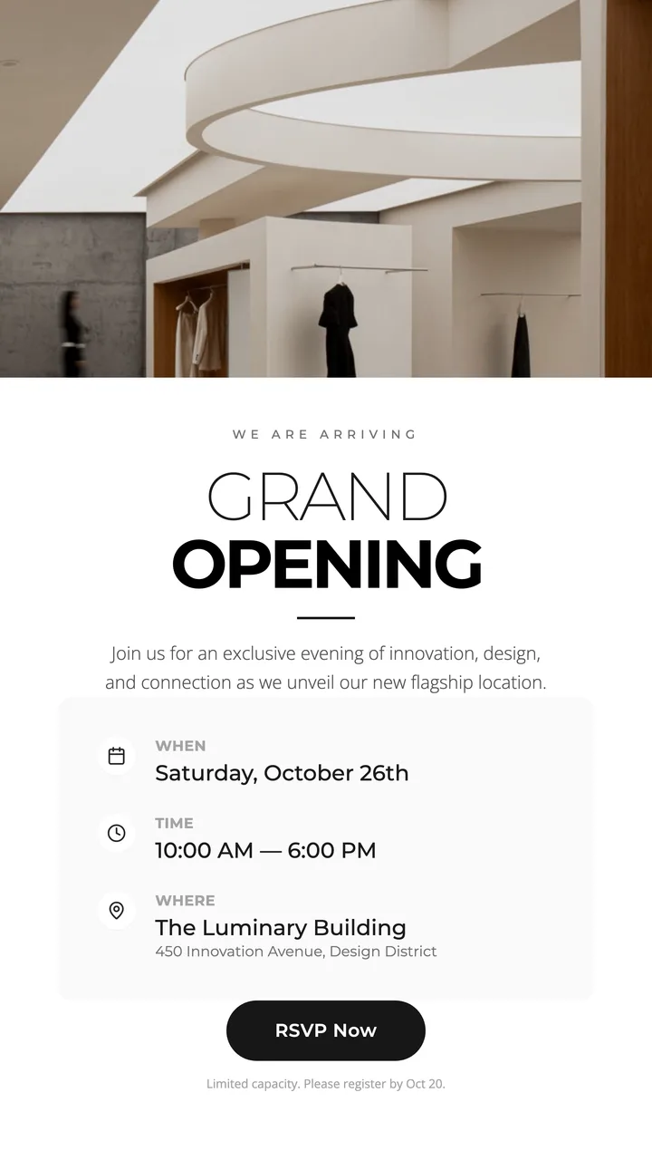 Opening Announcement