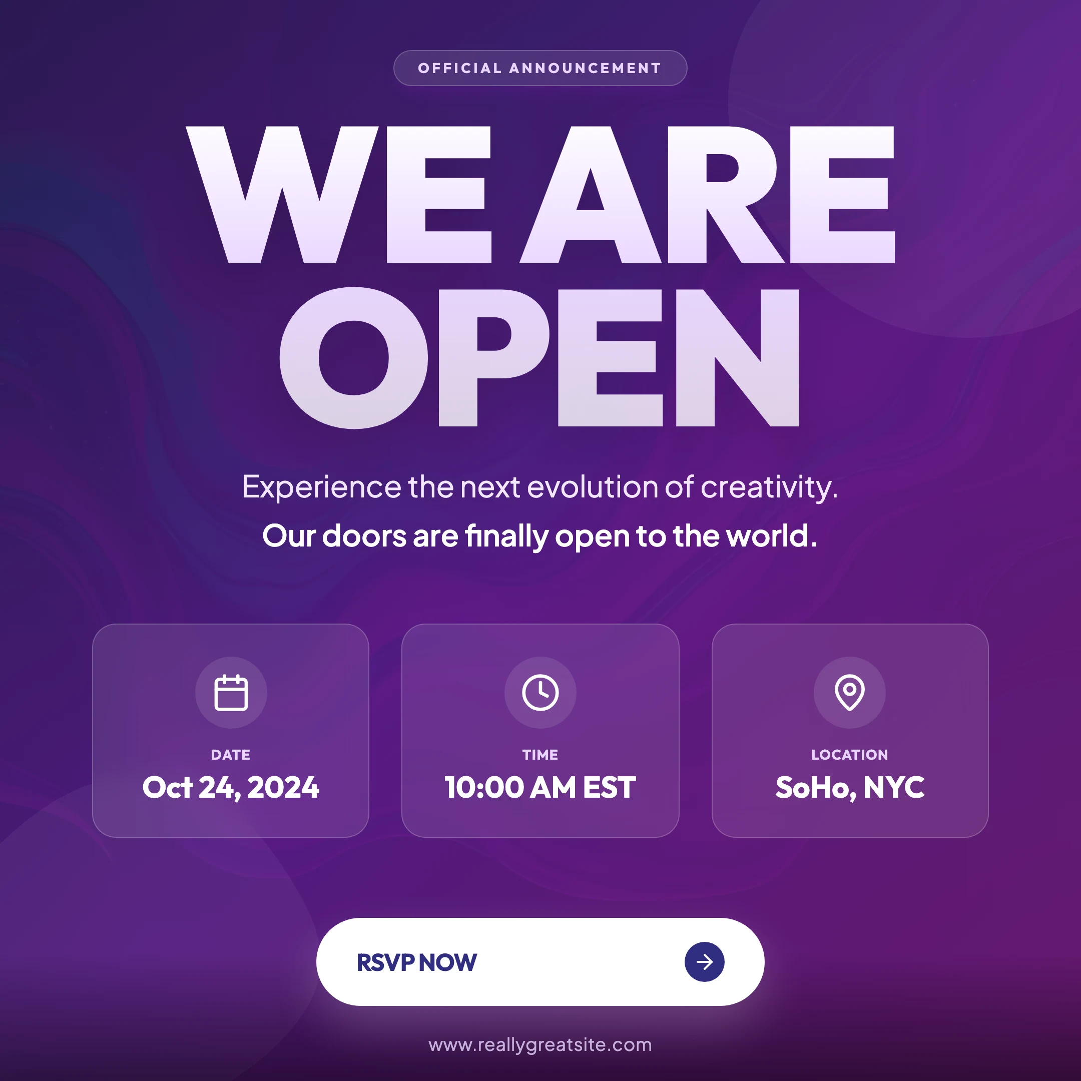 Opening Announcement: cover