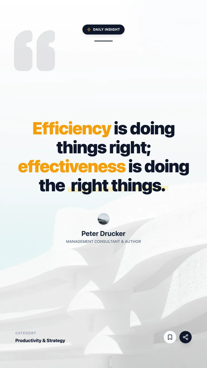 Productivity Quote