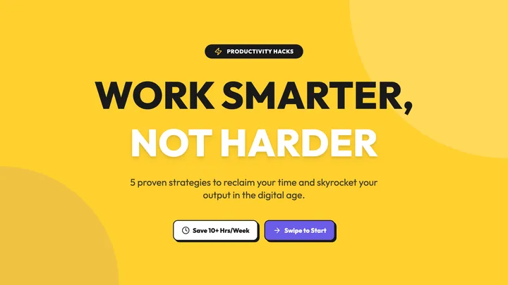 Productivity Tips