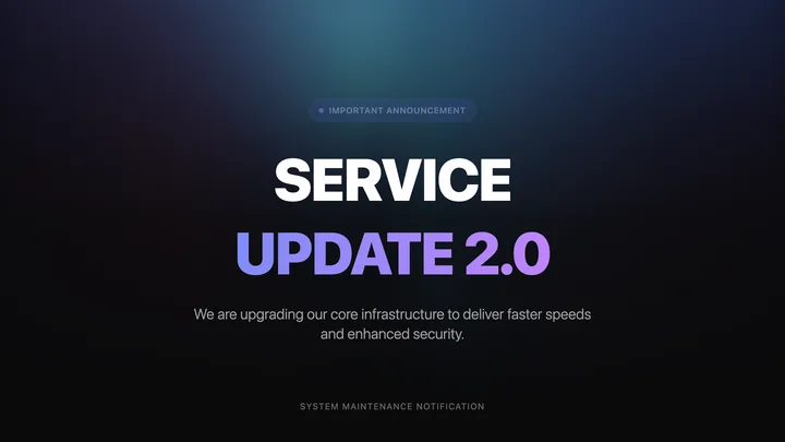 Service Update