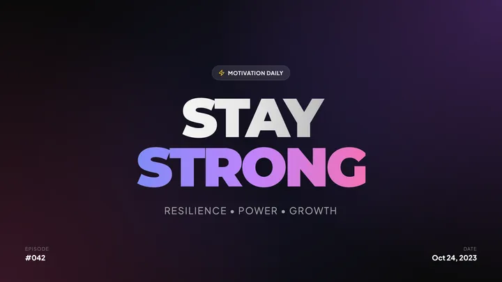 Stay Strong