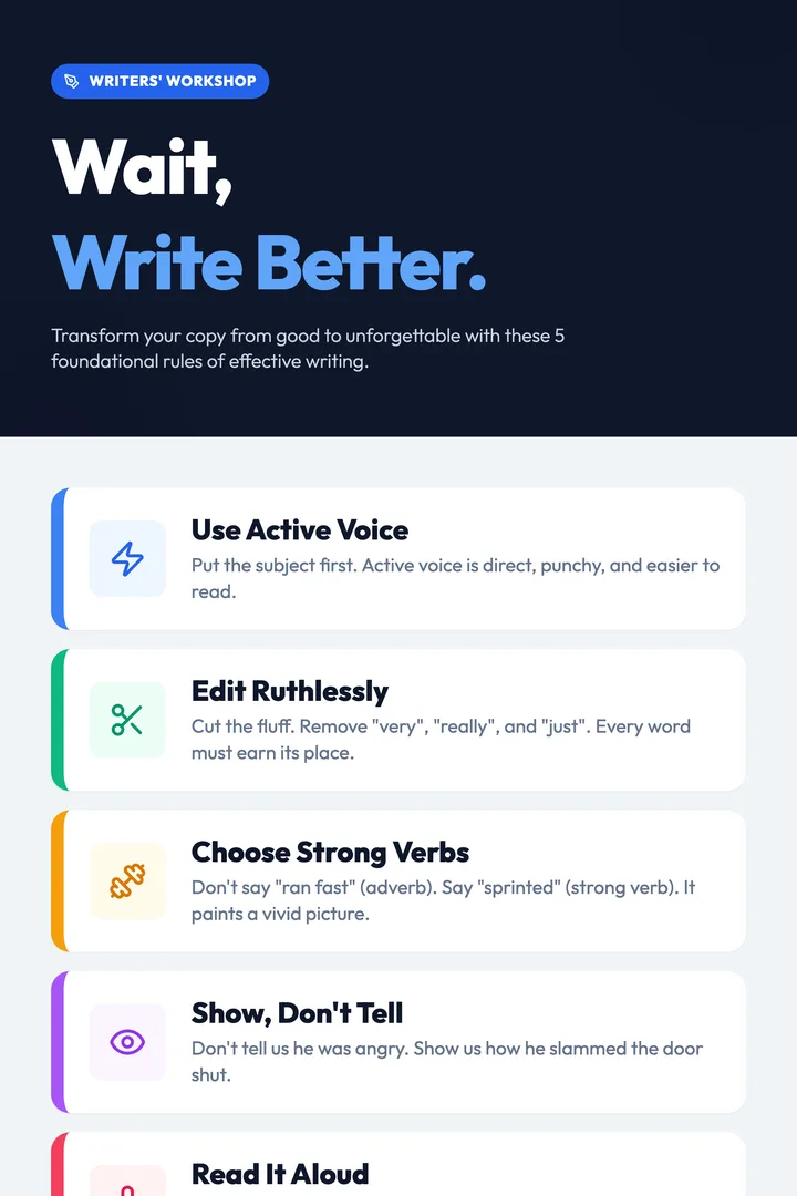 Writing Tips