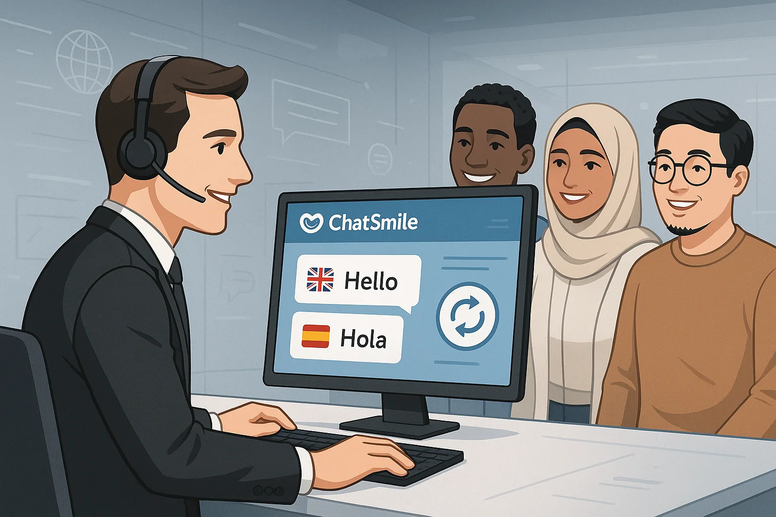 Featured image for The Importance of Real-Time Translation in Customer Service: A ChatSmile Perspective