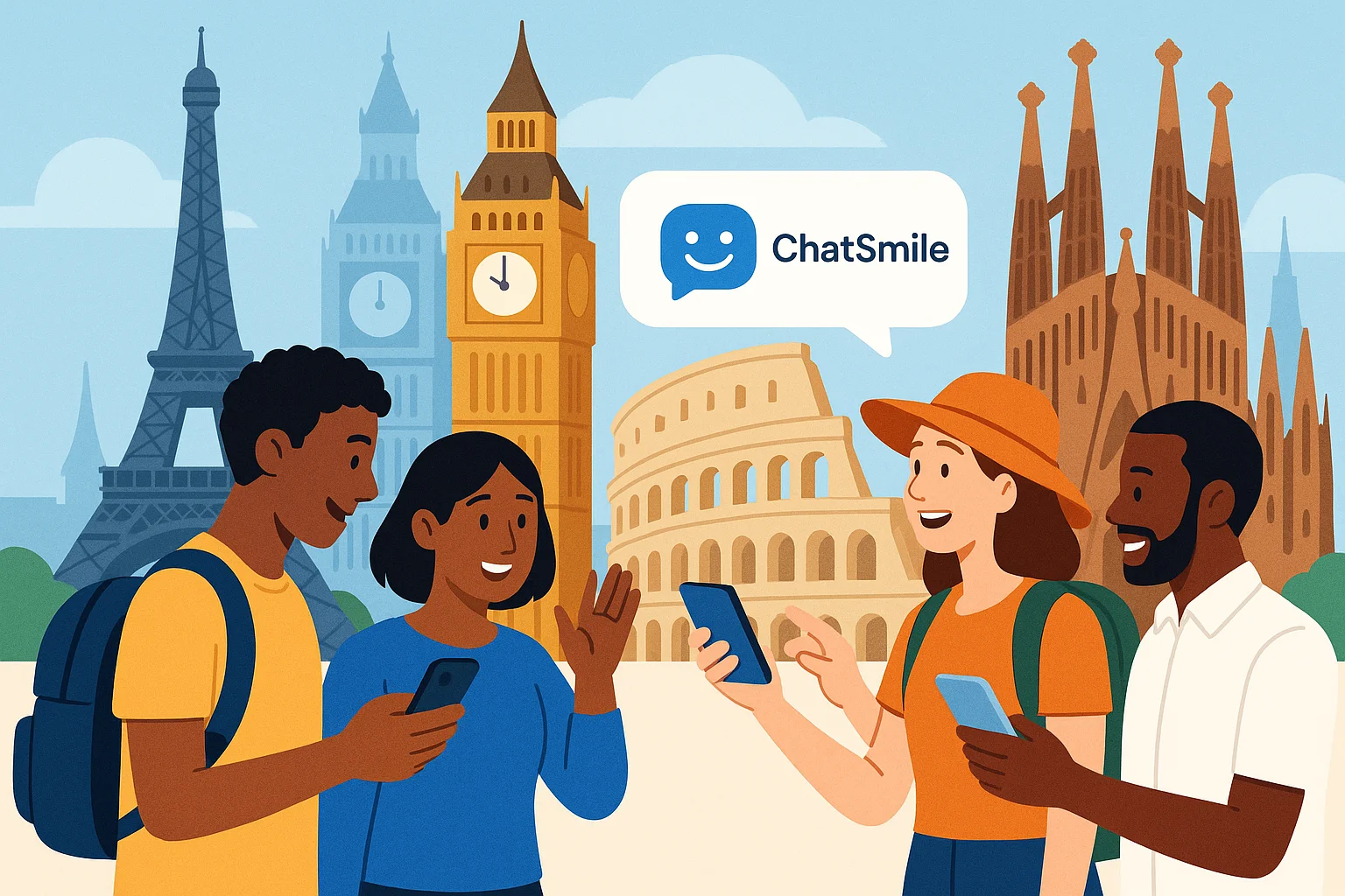 Featured image for Top 5 Languages to Learn for Travel in Europe: How ChatSmile Makes It Easier