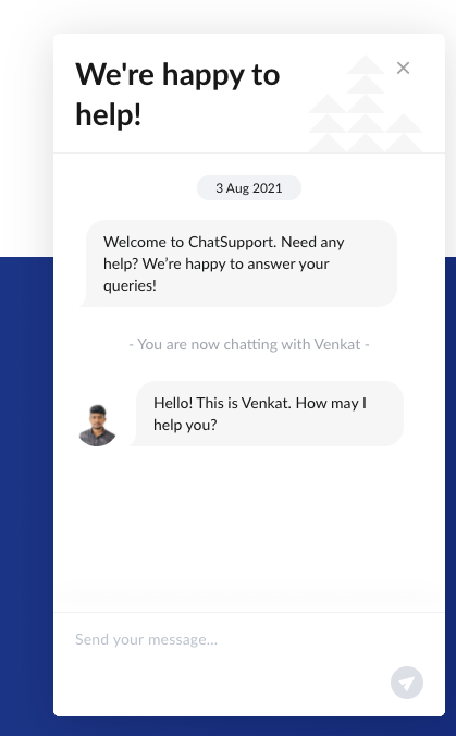 ecommerce live chat support