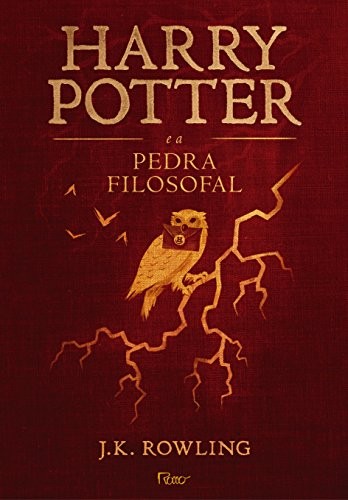 Capa do livro Harry Potter e a pedra filosofal de J. K. Rowling
