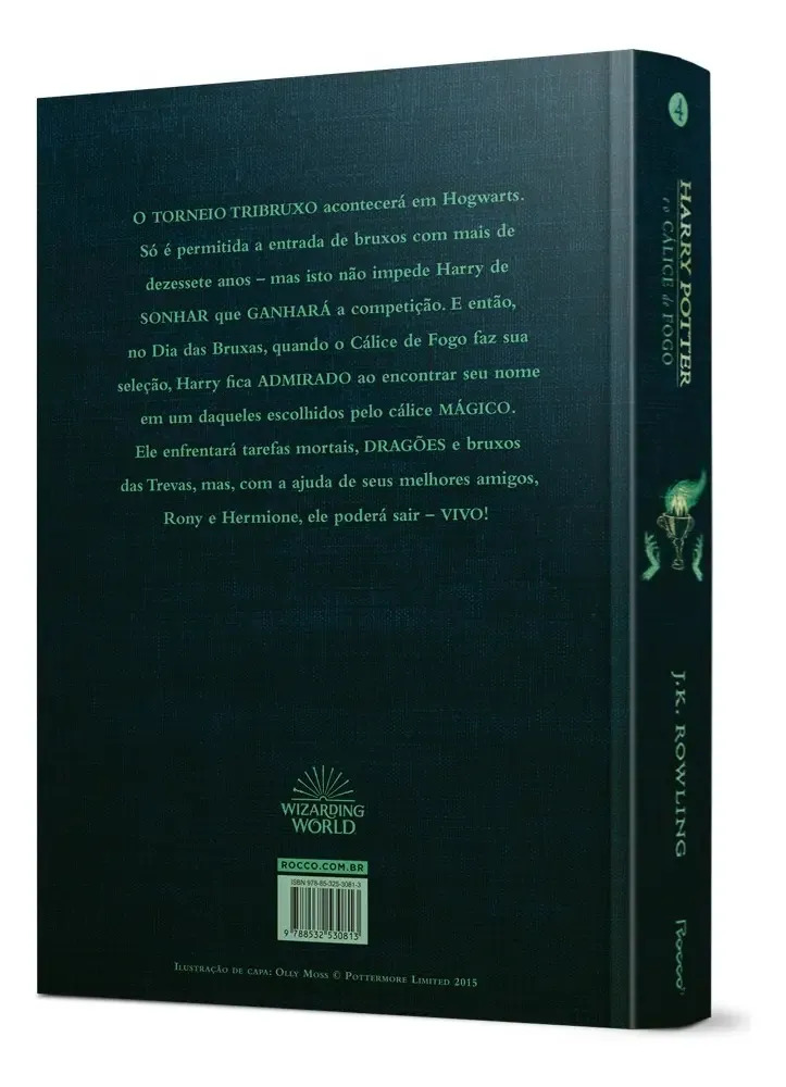 Capa do livro Livro Harry Potter E O Cálice De Fogo (premium) - Rocco de Rowling, J. K.