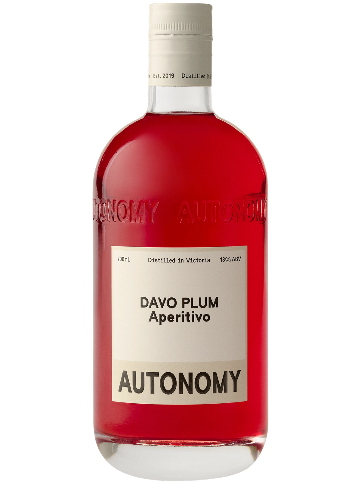 Autonomy Davo Plum Aperitivo Aperitif Bitters 700ml