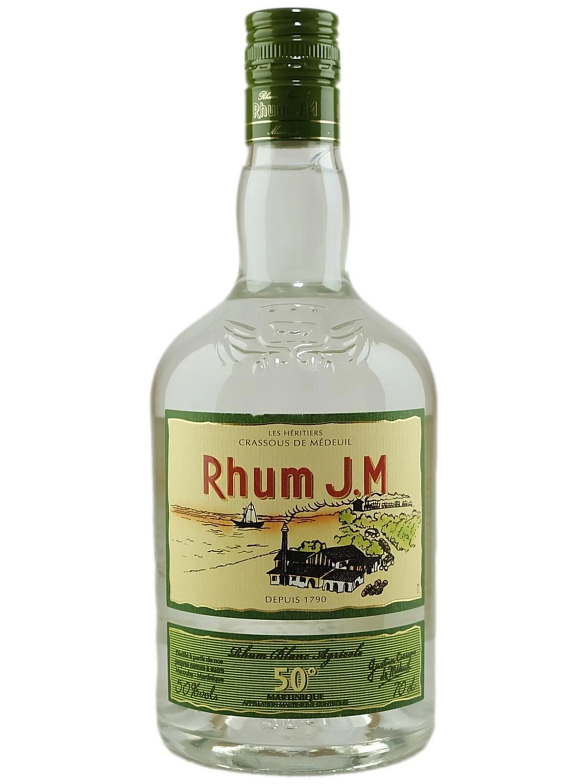 JM - 50° - Rhum Blanc Agricole