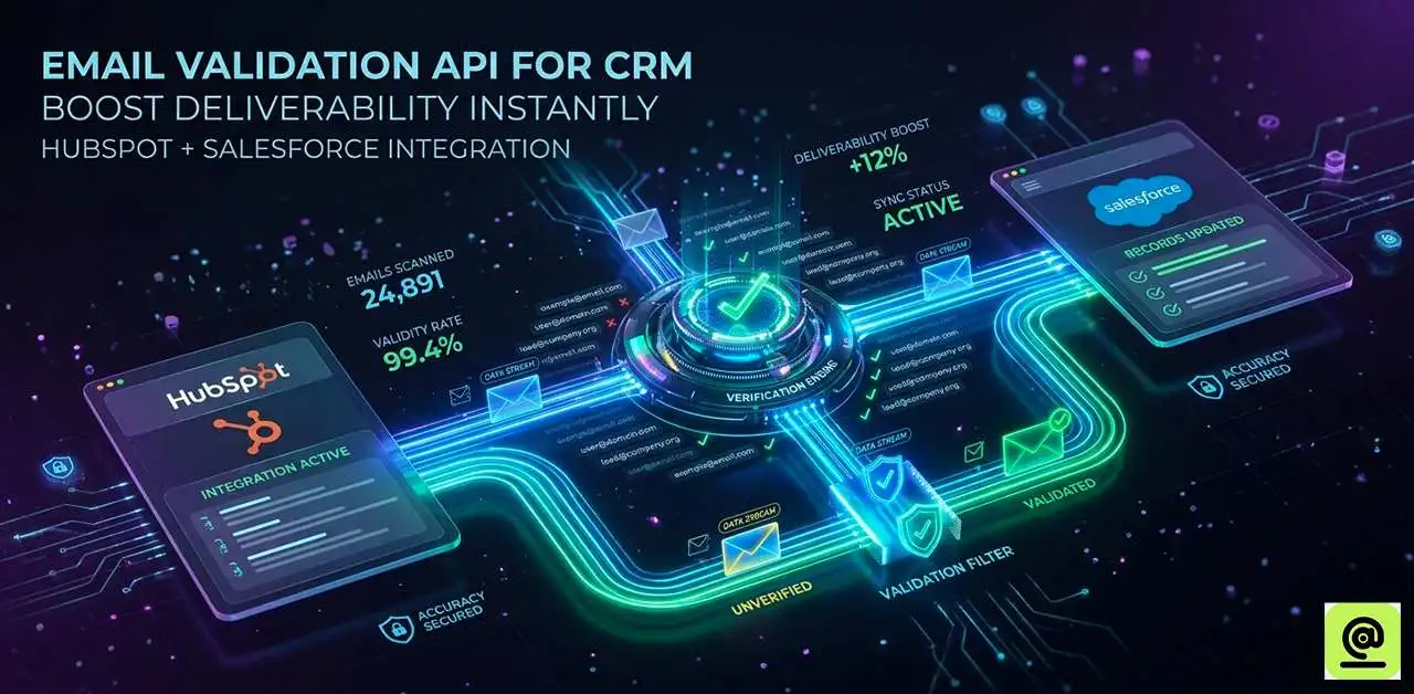 Email Validation API for CRM Integration (HubSpot, Salesforce, etc.)