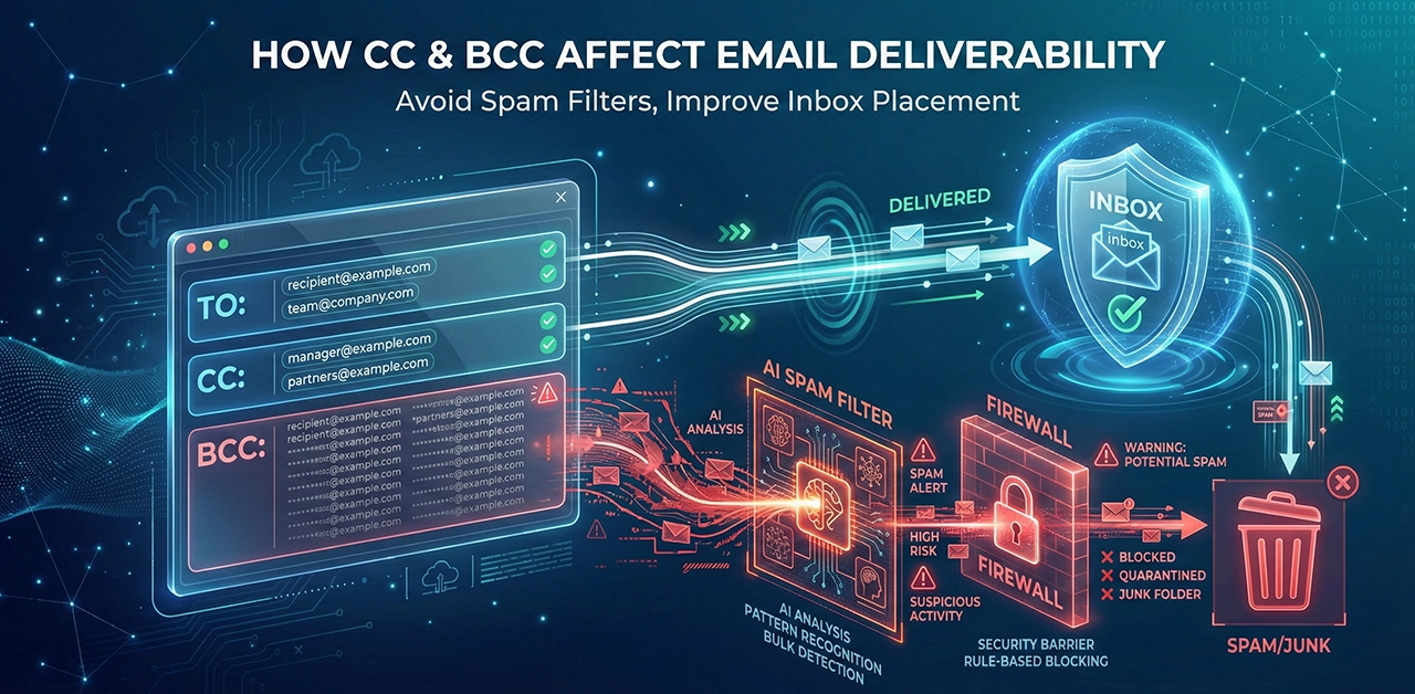 How CC/BCC Affects Email Deliverability & Spam Filters