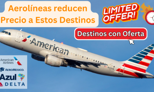 ¡No se Repetirá! 75% de Descuento en Vuelos con Estas Aerolíneas – Mira los Destinos
