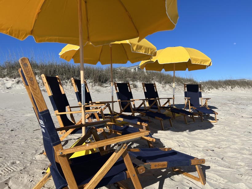 Beach Shade Daily $20 TWO DAY MINIMUM DROP OFF - Quicksand Beach Concierge  - Oak Island - NC