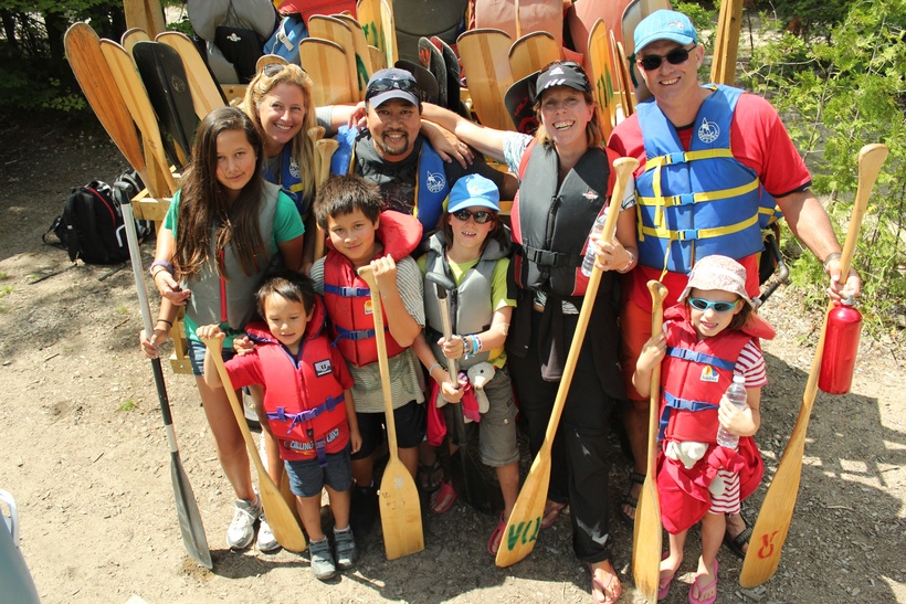 Everyone gets a paddle!