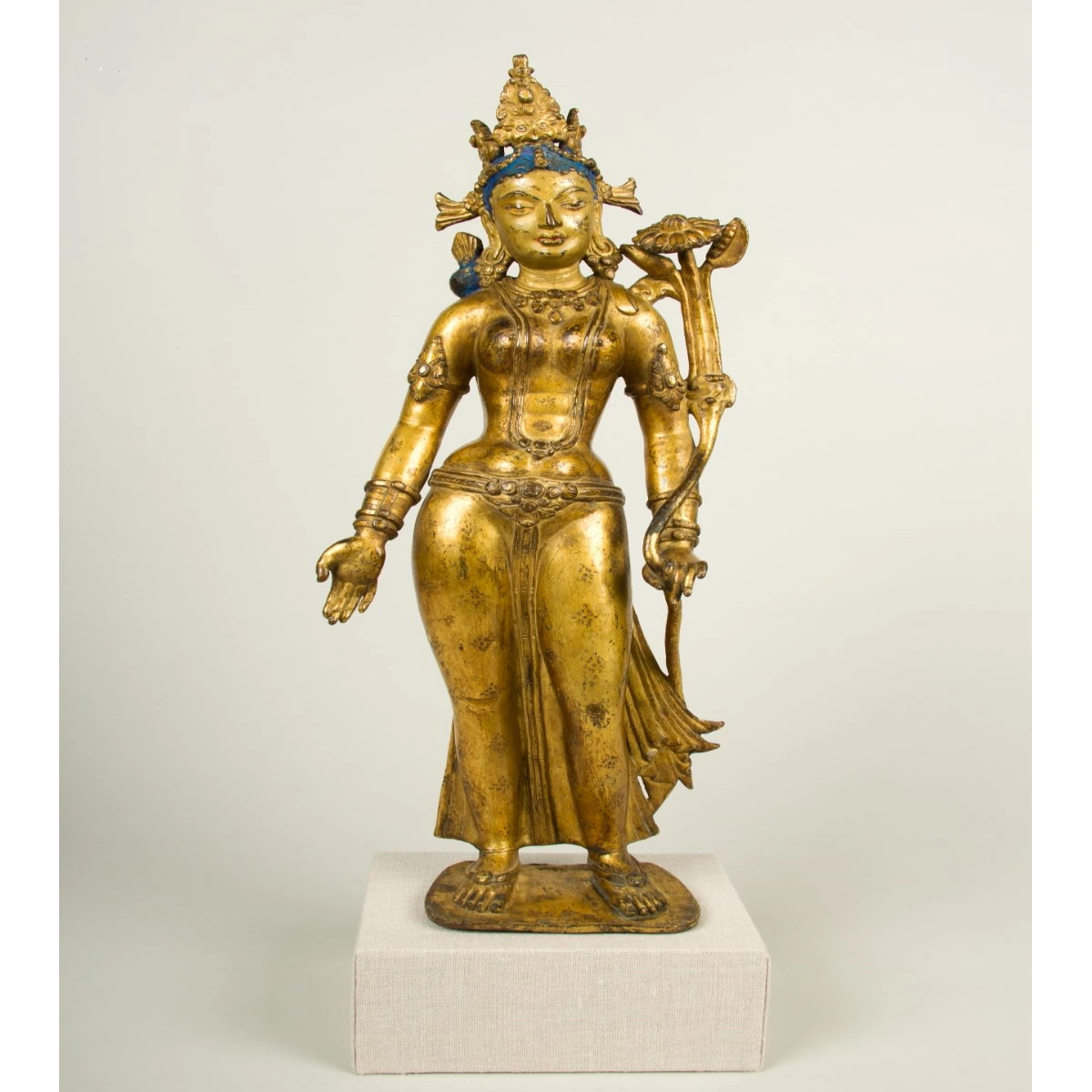 In the Northeast of the Mandala is represented the female Tara the saviour.
