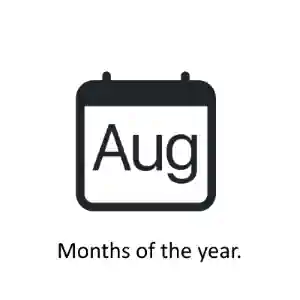 None The Twelve Months Of The Year - List
