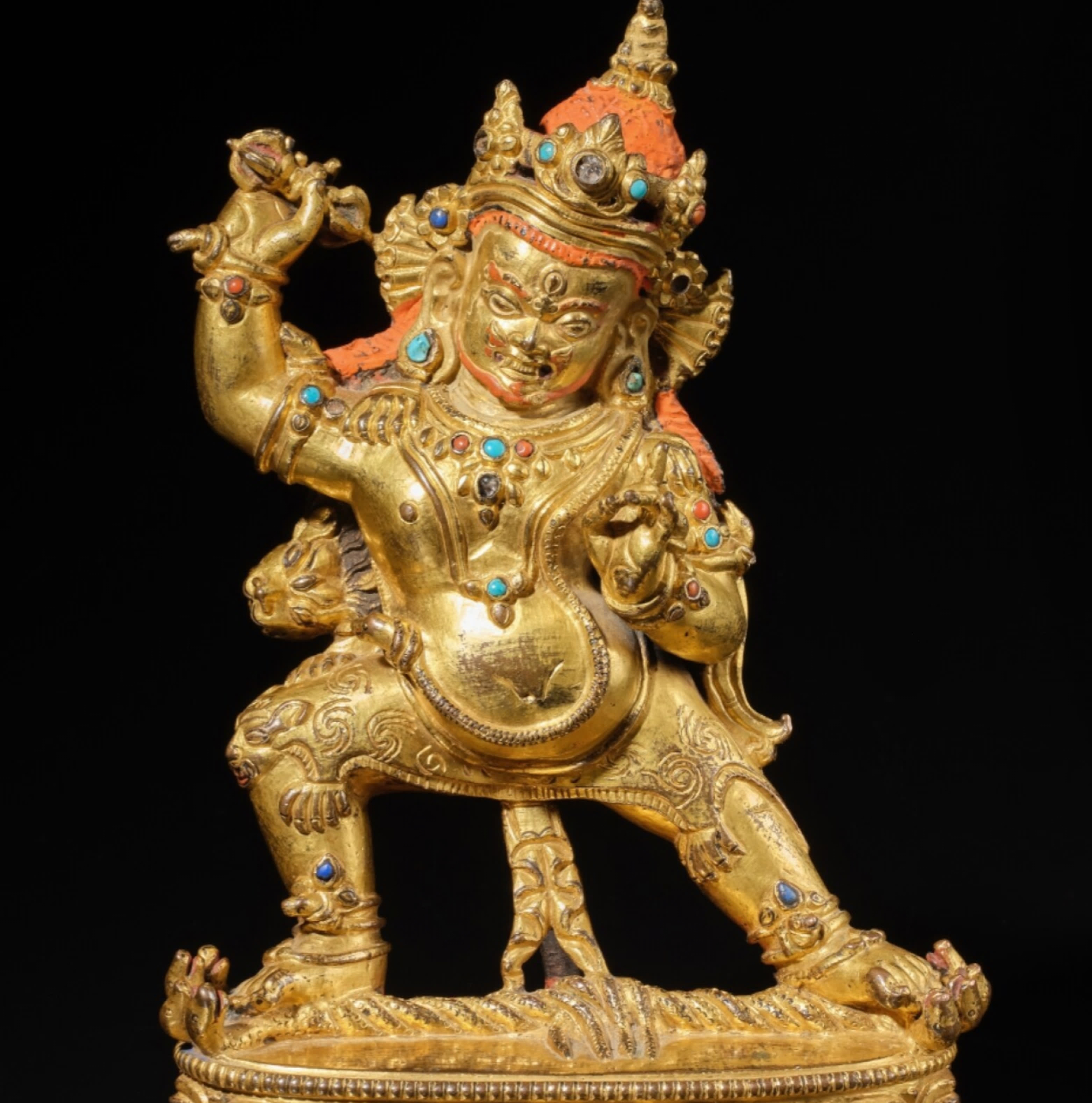 04. Vajrapani, Vajrapāṇi. One of the Four Inner Offering Bodhisattvas.