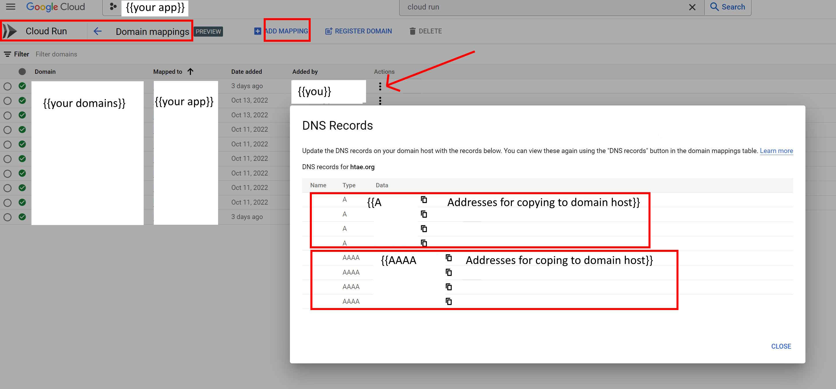 # Step 01. Add domain to google cloud container. # Step 01. Add domain to google cloud container.