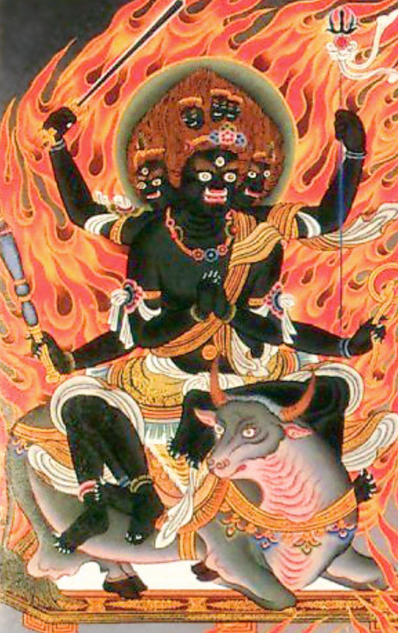 08. Yamāntaka, Yamari, Jikché, Vajrabhairava or Gshin-rje-gshed. 08. Yamāntaka, Yamari, Jikché, Vajrabhairava or Gshin-rje-gshed.