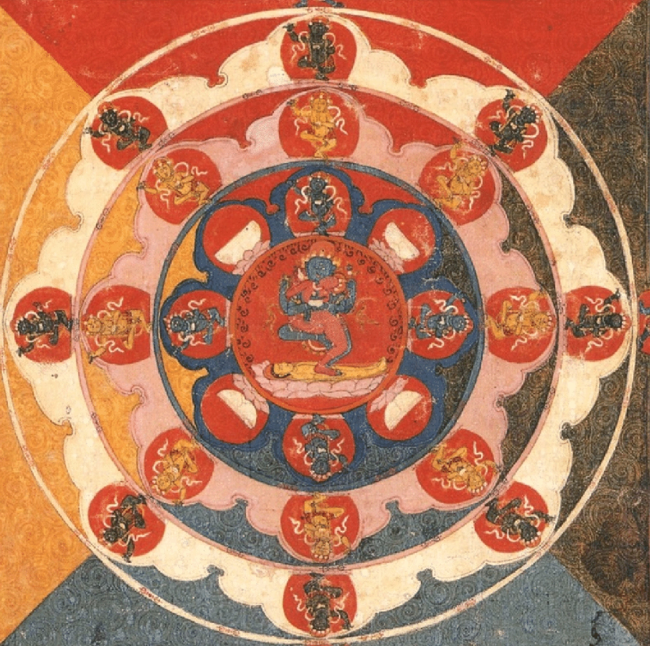 Representations In The Buddhakapala Mandala - List