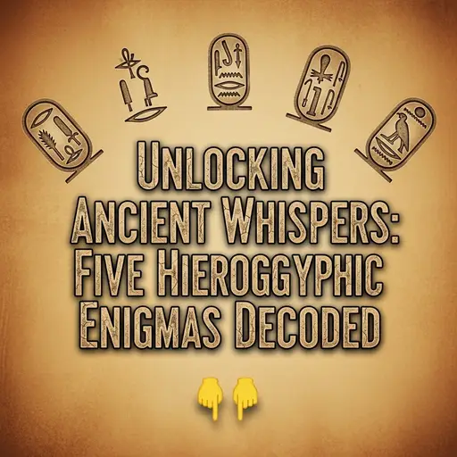 Ancient Egyptian Hieroglyph Decipherment Rosetta Stone key to Egyptian hieroglyphs
