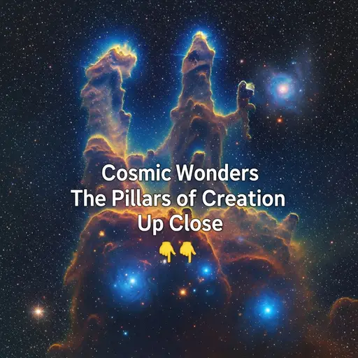Stunning view of the Pillars of Creation