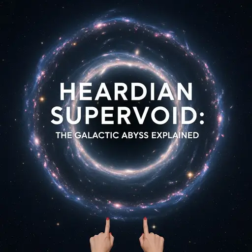 Diagram of cosmic voids with Heardian highlighted