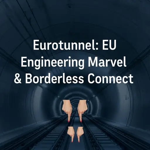 The Eurotunnel connecting the UK and France, a key EU infrastructure.
