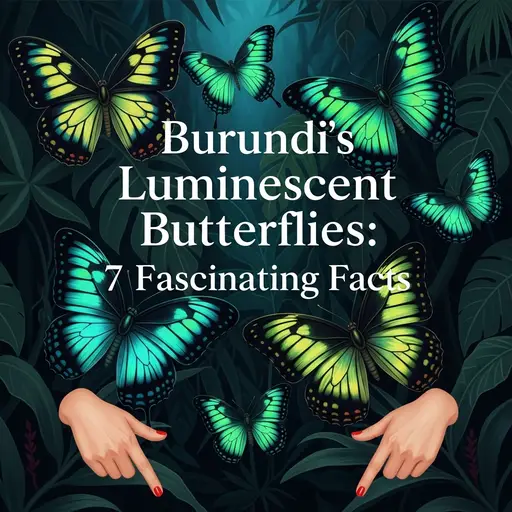 Vibrant butterfly species found in Burundi