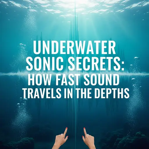 Fast sound travel in ocean waters visualized